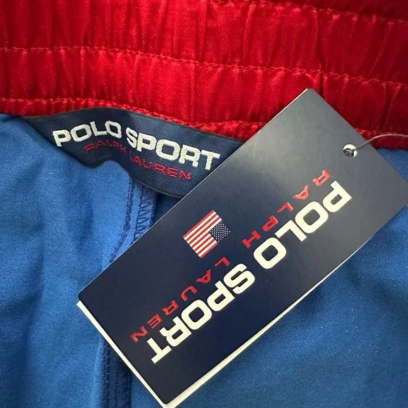 Polo Sport Polo Ball Satin Rugby 67 New York Jogger Pants PWing Men’s Size XL